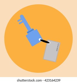 key card with smart card