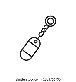 Key chain icon design. vector illustration