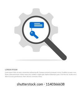 Key Chain Icon - Free vector icon