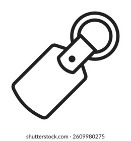 Key Chain Icon Line Art Logo set