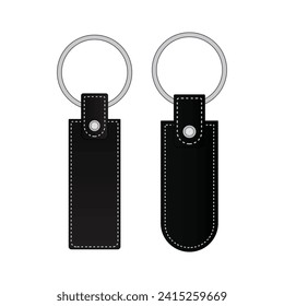 Key Chain Vector Illustration on white