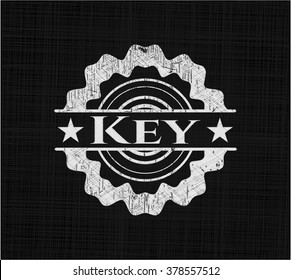 Key chalk emblem
