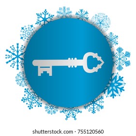 key christmas icon