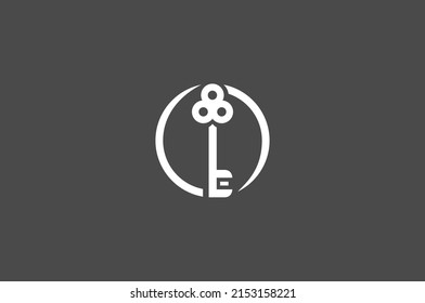 Key Circle Old Style Logo Design Stock Vector (Royalty Free) 2153158221 ...