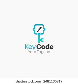 Key code Logo Vector Template Design. Good for Business, Start up, Agency, and Organization