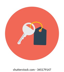 
Key Colored Vector Icon
