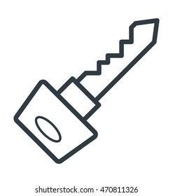 Key Colored Vector Icon