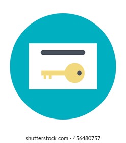 Key Colored Vector Illustration