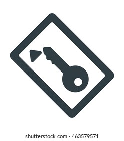 Key Colored Vector Illustration