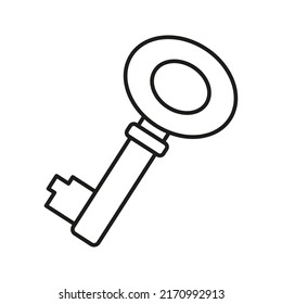 Clave. Colores. Ilustración vectorial en blanco y negro.