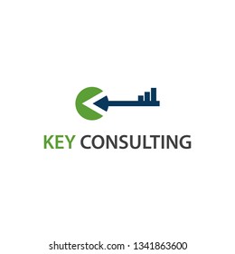 key consulting logo vector