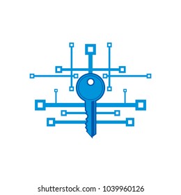key digital logo