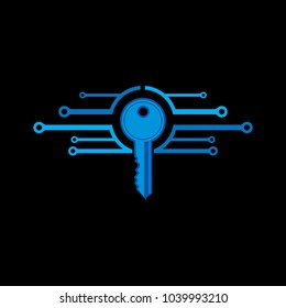 key digital logo technology