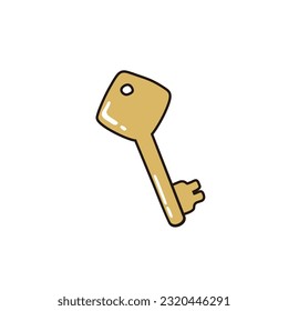 Ilustración clave del doodle en vector