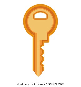 key door isolated icon