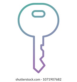 key door isolated icon