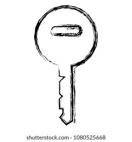 key door isolated icon