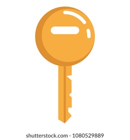 icono aislado de la puerta de la llave