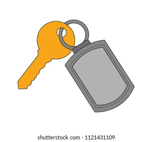 key door isolated icon