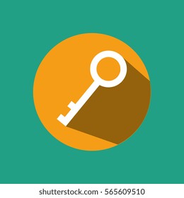 key door isolated icon