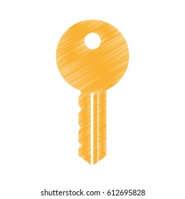 key door isolated icon