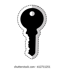 key door isolated icon