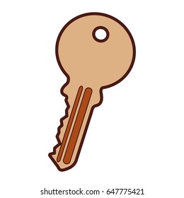key door isolated icon