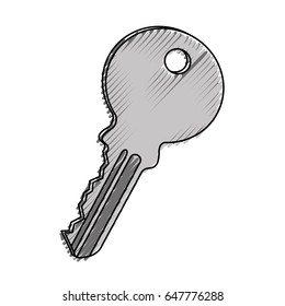 key door isolated icon