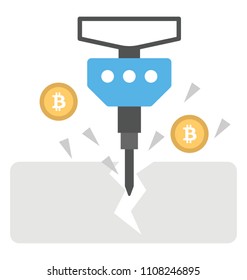 
Key engraving through a slab if digital currency amazingly offering bitcoin mining concept 
