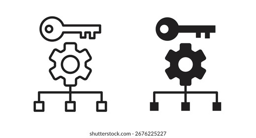Símbolo de ícone de fator chave para seus designs da Web. Logotipo de ícone, aplicativo, interface do usuário.