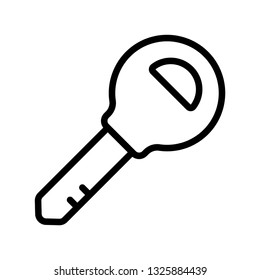 key favorites icon vector