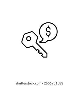 Chave Para O Conceito De Segurança Financeira Mostrado Em Um Estilo De Estrutura De Tópicos Minimalista