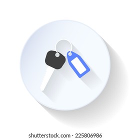 Key flat icon
