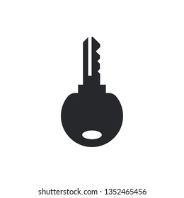 key flat vector icon