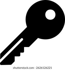 key glyph icon illustration vector