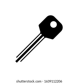 key glyph vector icon - ui icon vector