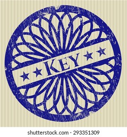 Key grunge seal