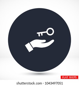 key in hand icon