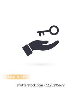 key in hand icon