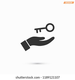 key in hand icon