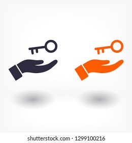 key in hand icon