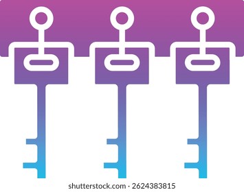 Key Hanger vector icon. Can be used for printing, mobile and web applications.