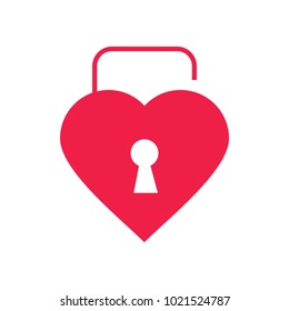 key heart logo icon