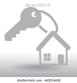 the key to his house vector illustration