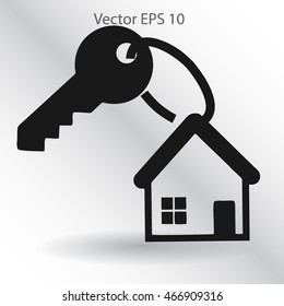 the key to his house vector illustration