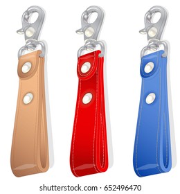 Key holder vector illustration set