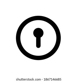 Key hole icon, eps 8