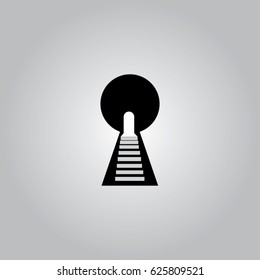 Key Hole Icon To Logo Company