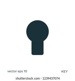 key hole icon vector logo template
