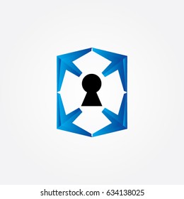 key hole logo